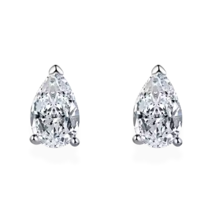 Eliana Pear Cut Studs
