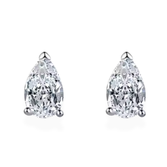 Eliana Pear Cut Studs