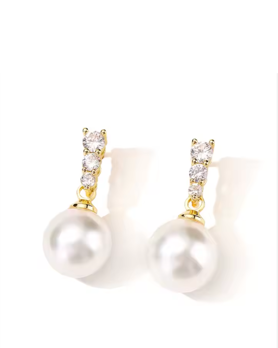 Caroline Pearl Drop Earrings