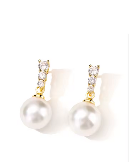 Caroline Pearl Drop Earrings