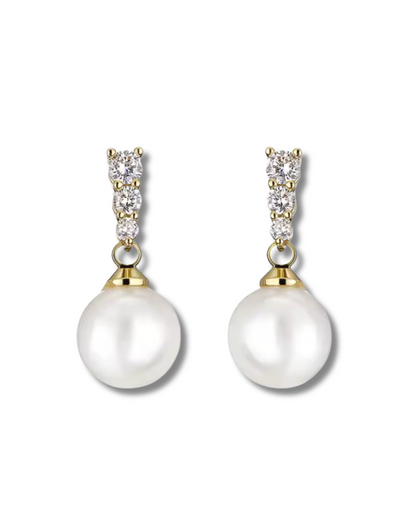 Caroline Pearl Drop Earrings